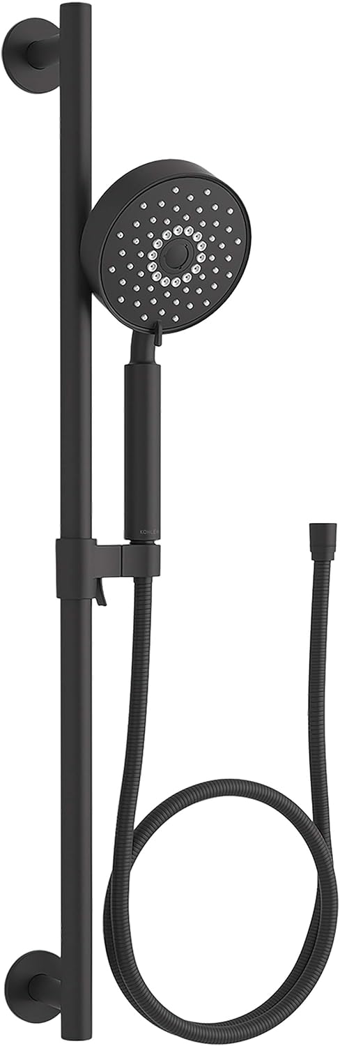 KOHLER 22178-BL Purist 30" Four-Function Handshower Kit (8178096210158)